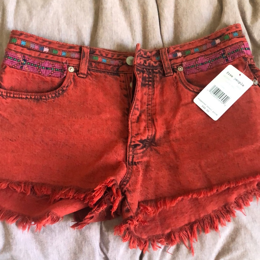 Free people frayed hemmed shorts!